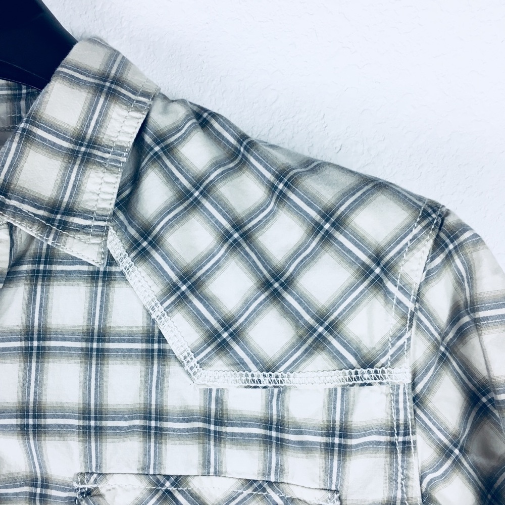 Converse Short Sleeve Snap Fastener Casual Shirt